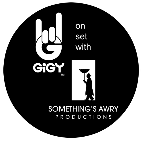 GiGY™ on the set of Encore with Something's Awry Productions