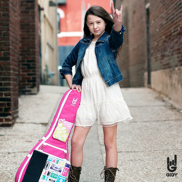 GiGY® Travel / Junior Acoustic Guitar Navy Gig Bag